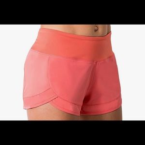 Tough Mode Apparel Womens 3" Lightweight Running Shorts Mesh Liner Zip Pocket